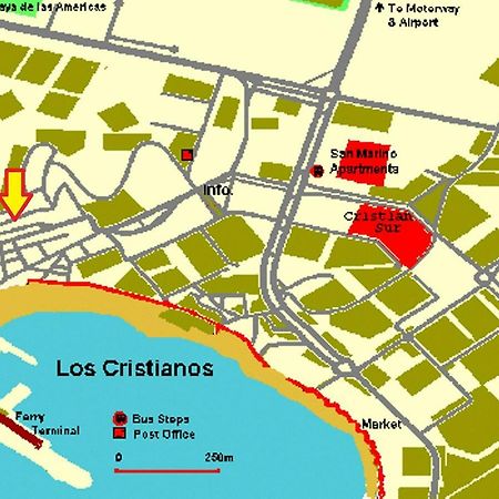 Ocean View Over Los Cristianos, Playa Las Vistas, Wifi 洛斯克里斯蒂亚诺斯 外观 照片